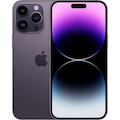 Apple iPhone 14 Pro Max A2893 128 GB Smartphone - 6.7" OLED 2796 x 1290 - Hexa-core (AvalancheDual-core (2 Core) 3.46 GHz + Blizzard Quad-core (4 Core) - 6 GB RAM - iOS 16 - 5G - Deep Purple
