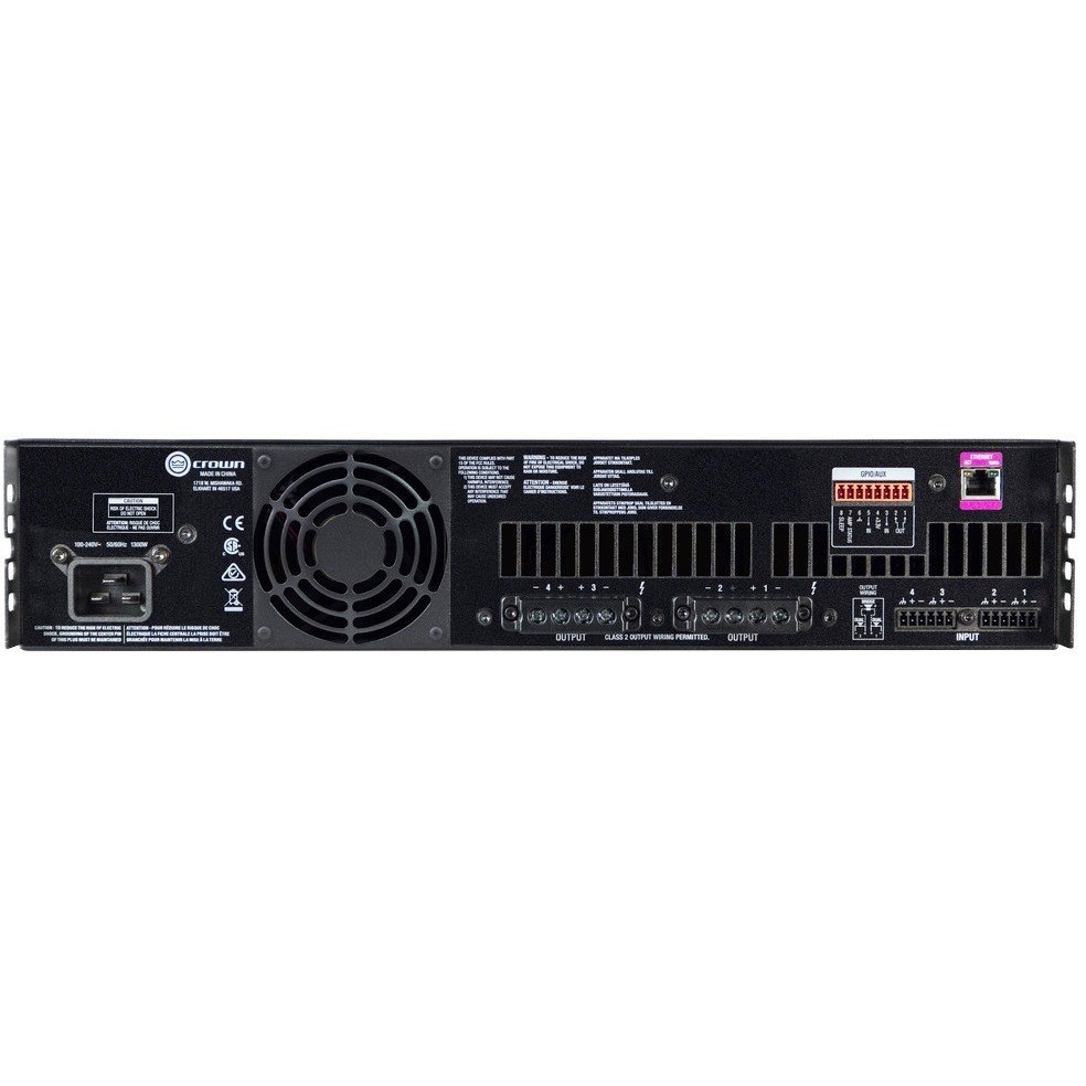 Crown CDi DriveCore 4|1200 Amplifier - 4800 W RMS - 4 Channel - Black