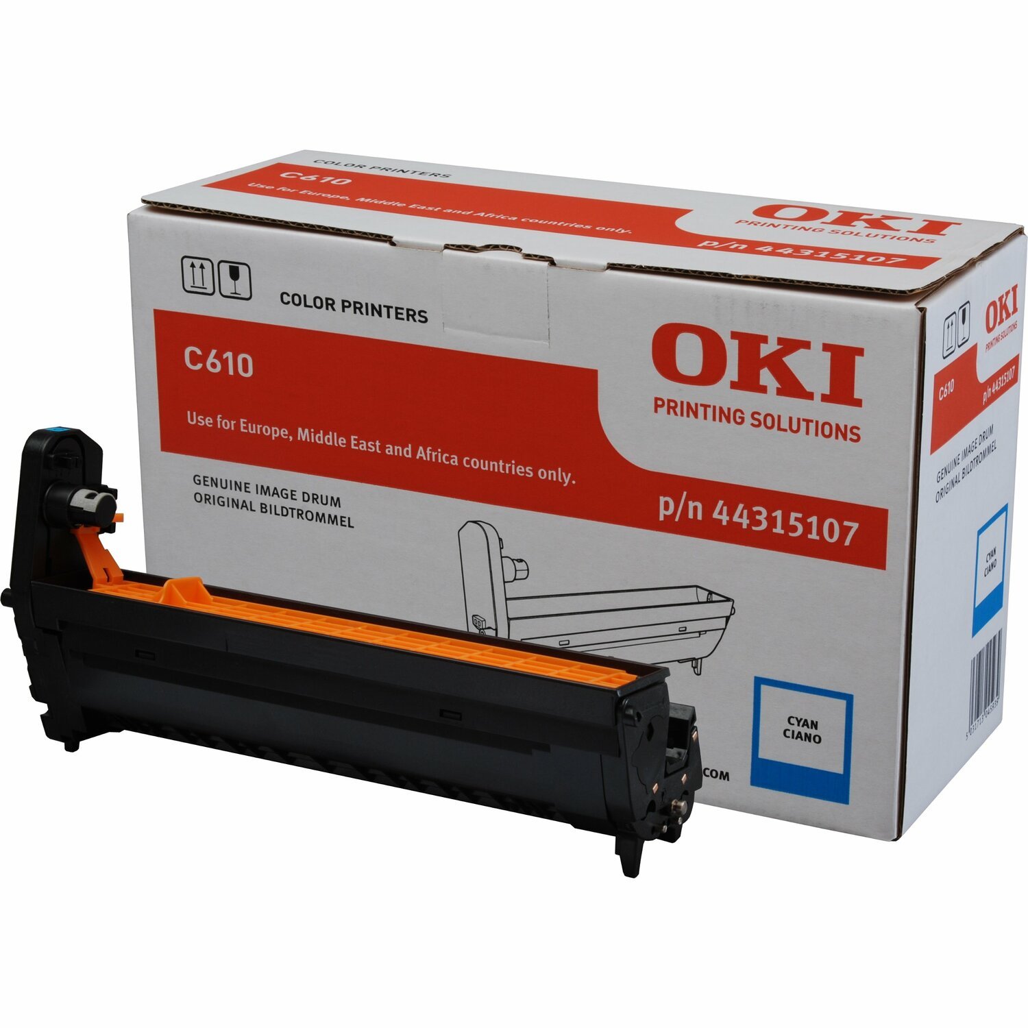 Oki 44315107 LED Imaging Drum - Cyan