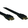 Eaton Tripp Lite Series High-Speed HDMI Flat Cable, Digital Video with Audio, UHD 4K (M/M), Black, 16 ft. (4.88 m)