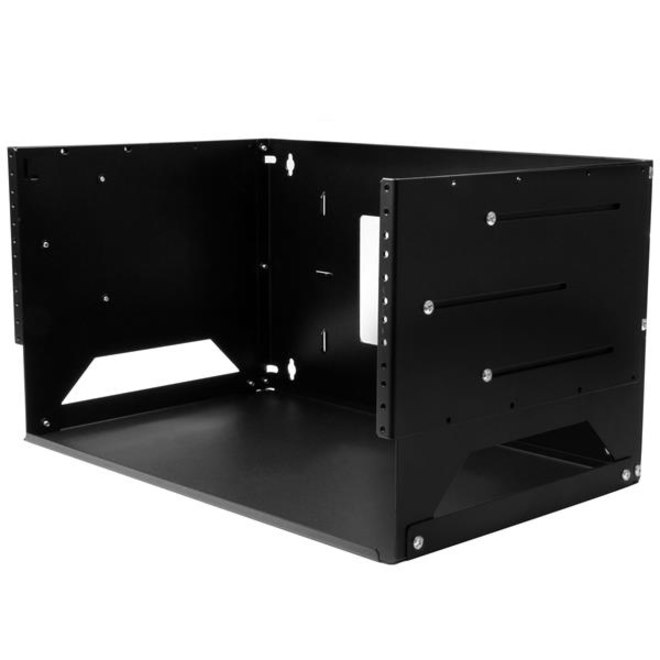 StarTech.com 4U Wall Mountable Rack Cabinet for Server, LAN Switch, Patch Panel, A/V Equipment - 452.12 mm Rack Width x 457.20 mm Rack Depth - Black - TAA Compliant