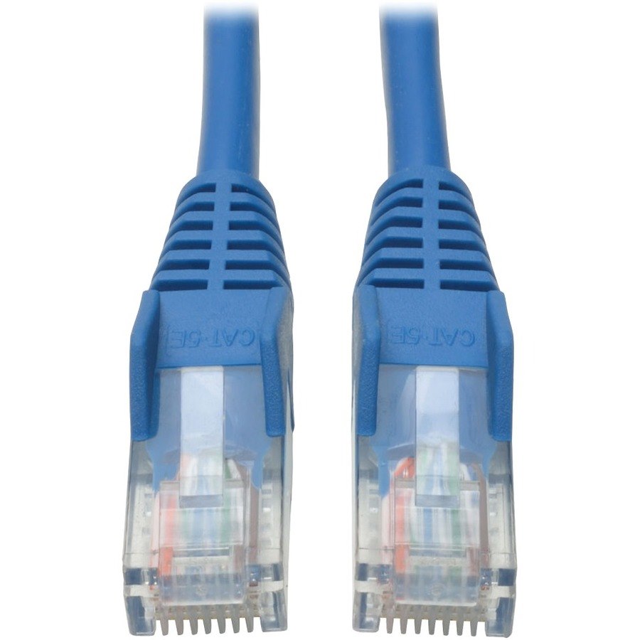 Eaton Tripp Lite Series Cat5e 350 MHz Snagless Molded (UTP) Ethernet Cable (RJ45 M/M), PoE - Blue, 8 ft. (2.43 m)