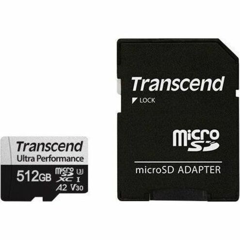 Transcend 340S 512 GB Class 10/UHS-I (U3) V30 microSDXC - 1 Pack