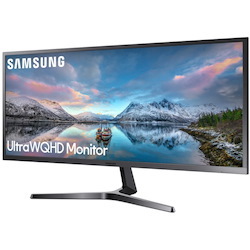Samsung S34J550WQN 34.1" UW-QHD LCD Monitor - 21:9 - Dark Blue Gray, Black