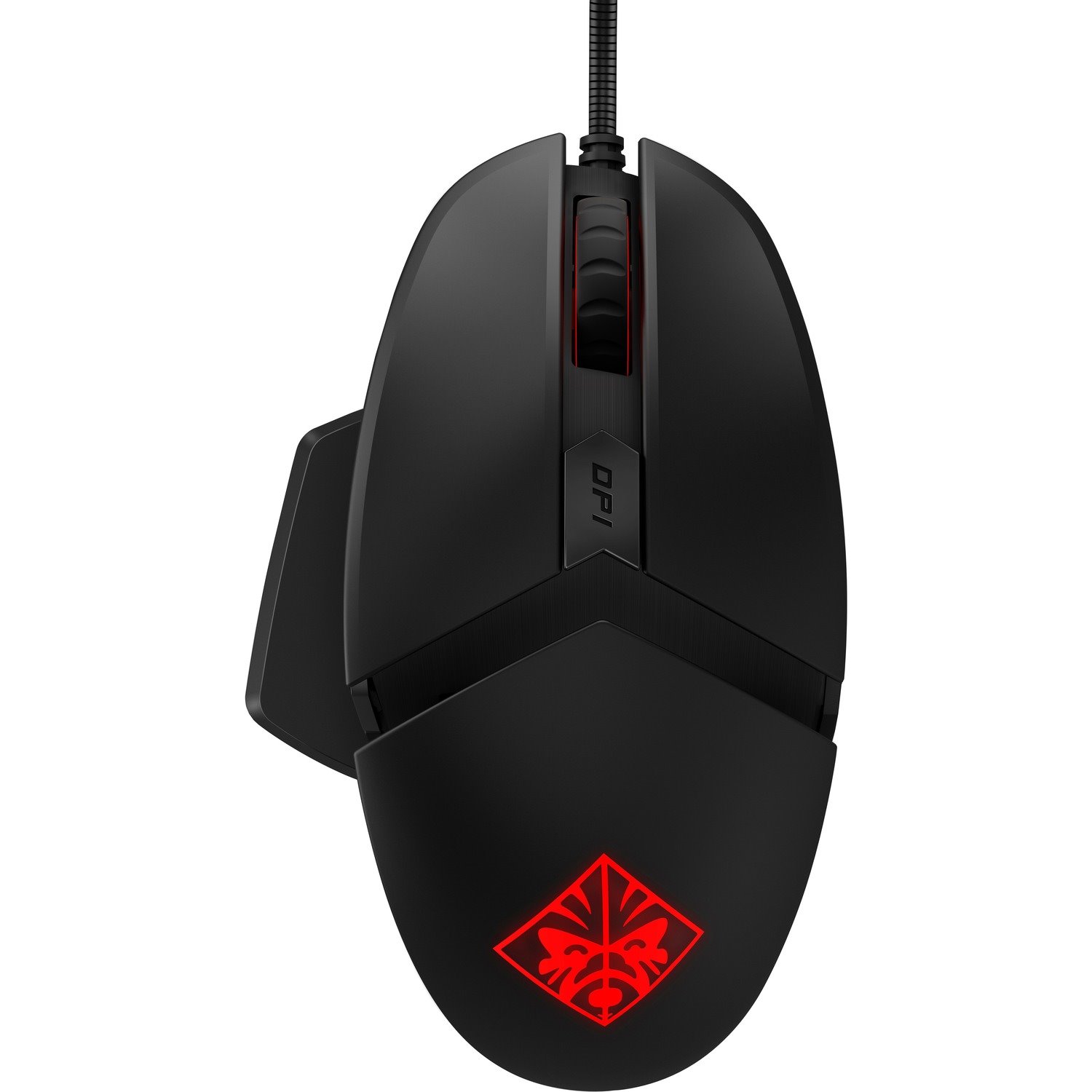 HP OMEN Mouse - USB - Opto-mechanical - 6 Programmable Button(s) - Black