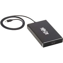Tripp Lite USB-C to Dual M.2 SATA SSD/HDD Enclosure Adapter USB 3.1 Gen 2 (10 Gbps) Thunderbolt 3 UASP RAID