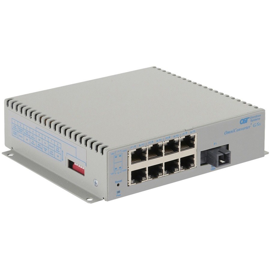 Omnitron Systems OmniConverter Unmanaged Gigabit, SM SC SF, RJ-45, Ethernet Fiber Switch