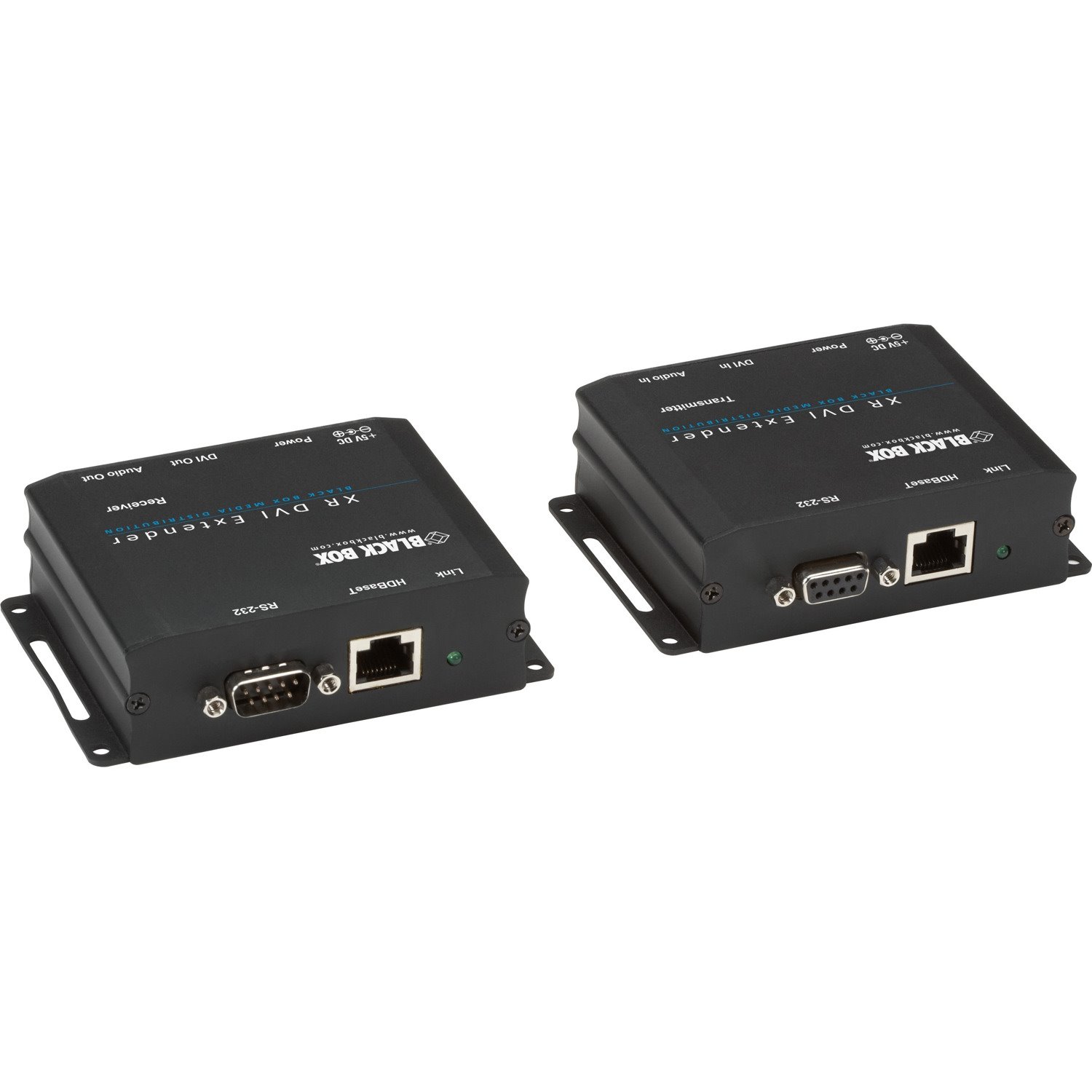 Black Box XR DVI-D Extender with Audio RS-232 and HDCP