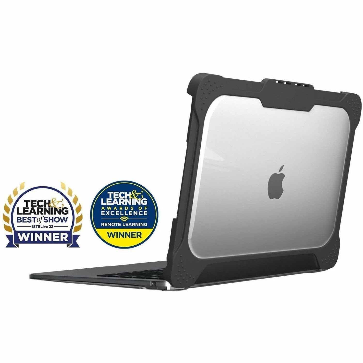 Extreme Shell-L for MacBook Air 13.6" (2022 M2) & MacBook Air 13.6 M3 (A3113) (Black/Clear)