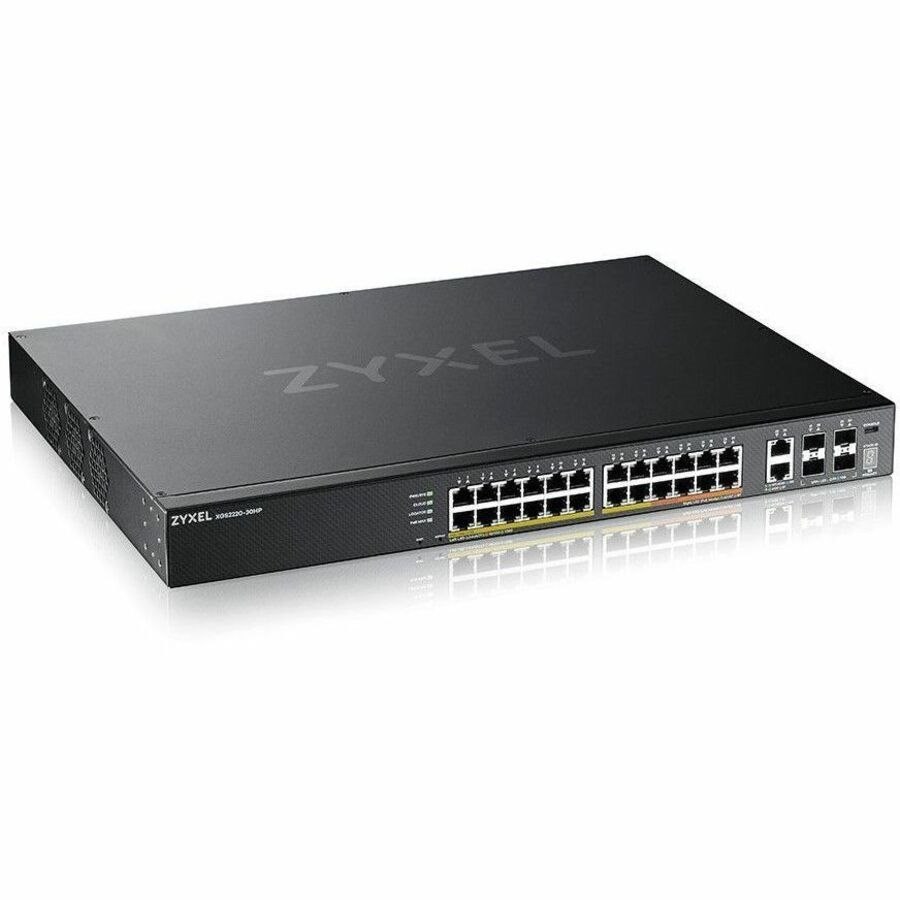 ZYXEL XGS2220 XGS2220-30HP 24 Ports Manageable Layer 3 Switch - Gigabit Ethernet, 10 Gigabit Ethernet - 100/1000Base-T, 10GBase-X, 10GBase-T