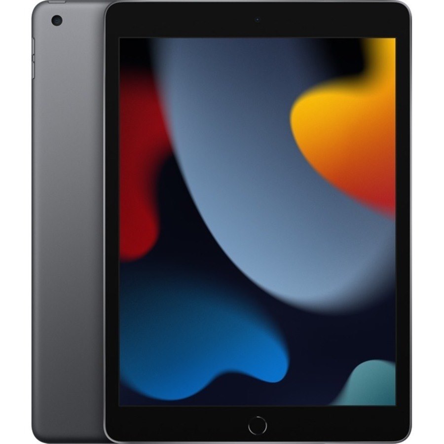 Apple iPad (9th Generation) Tablet - 25.9 cm (10.2") - Hexa-core (Lightning Dual-core (2 Core) 2.65 GHz + Thunder Quad-core (4 Core) 1.80 GHz) - 3 GB RAM - 256 GB Storage - iPadOS 15 - Space Gray
