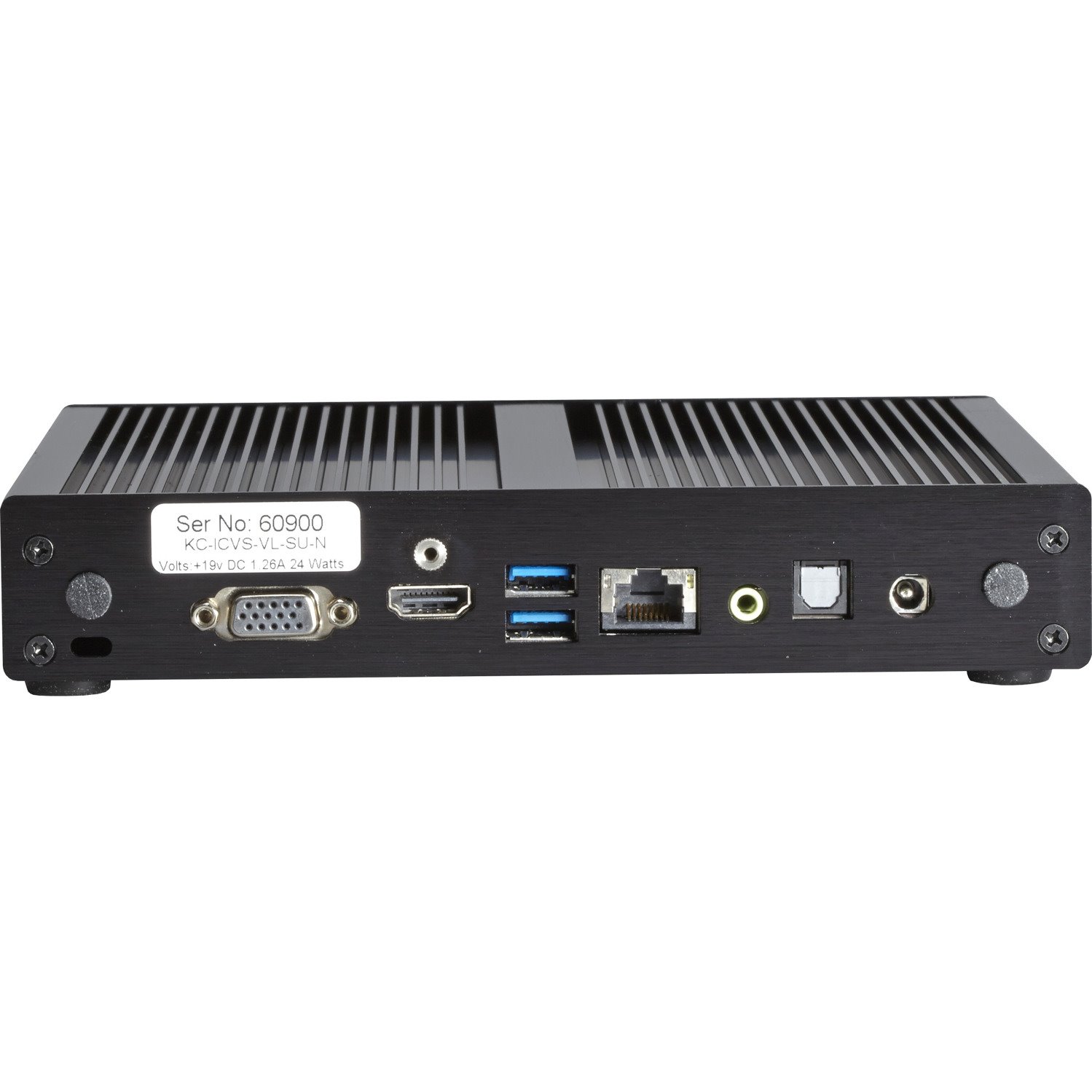 Black Box Digital Signage Full HD 4-Zone Media Player - Wi-Fi Enabled, Fanless, 32-GB