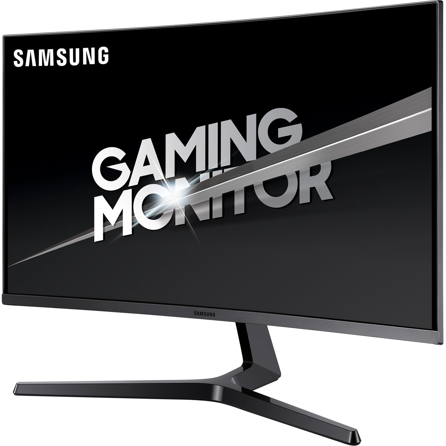 Samsung C27JG54QQE 27" Class WQHD Curved Screen Gaming LCD Monitor - 16:9 - Dark Silver