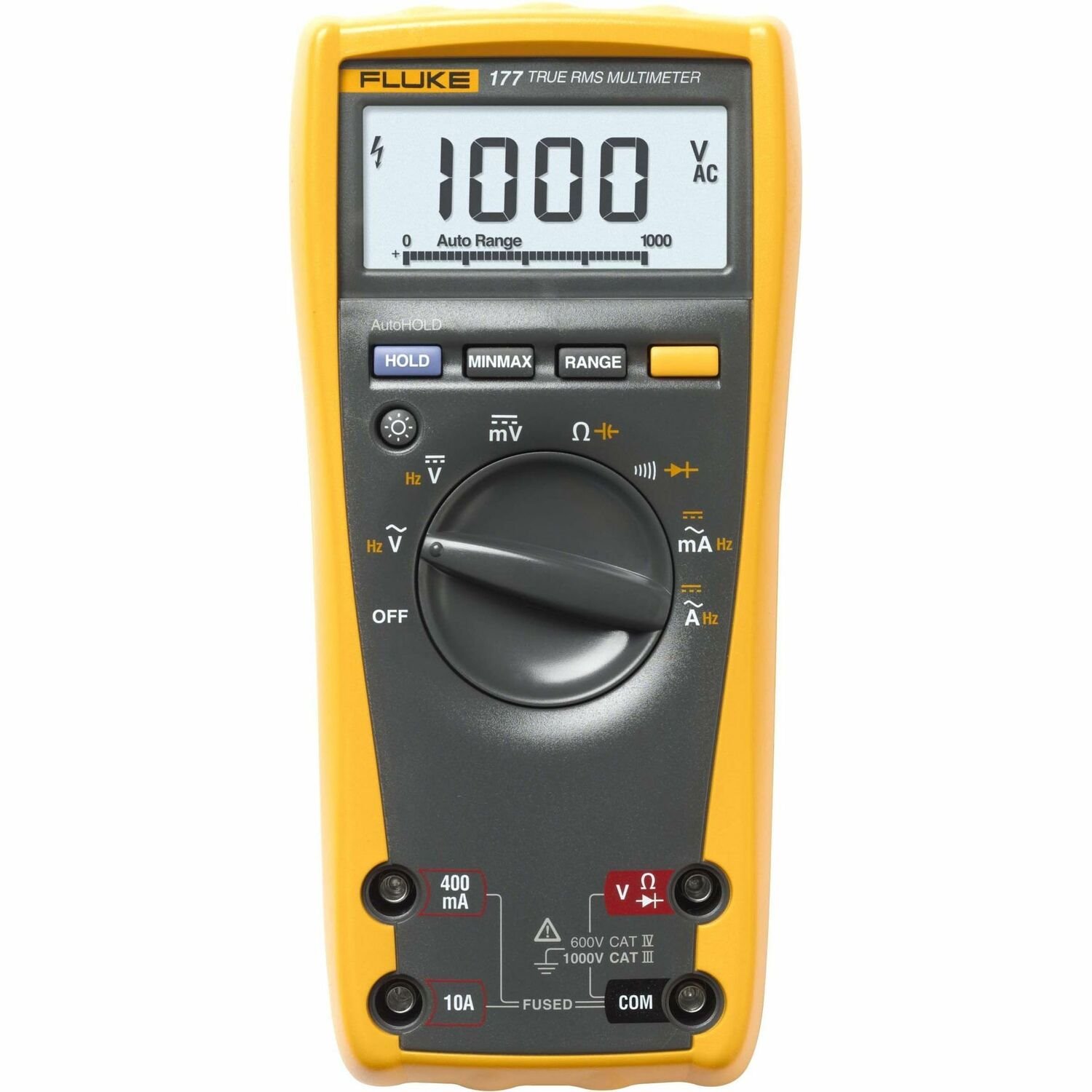 Fluke 177 True-RMS Digital Multimeter with display backlight