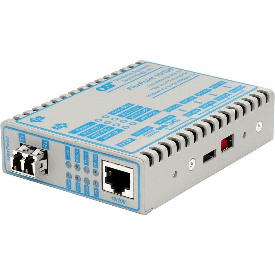 Omnitron Systems 10/100 RJ-45 to Fast Ethernet Fiber Media Converter