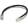 C2G 6in Cat5e Non-Booted Unshielded (UTP) Network Patch Cable - Black