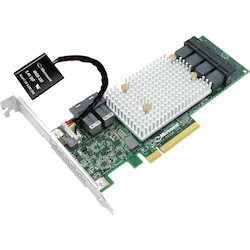 Microchip Adaptec SmartRAID ASR-3154-24i SAS Controller - 12Gb/s SAS - PCI Express 3.0 x8 - 4 GB Flash Backed Cache - Plug-in Card