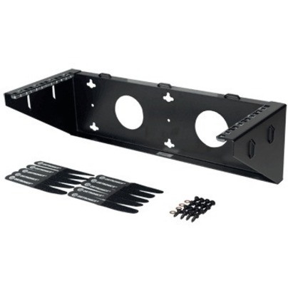 Ortronics Mounting Bracket for Patch Panel, Switch, Server - Black