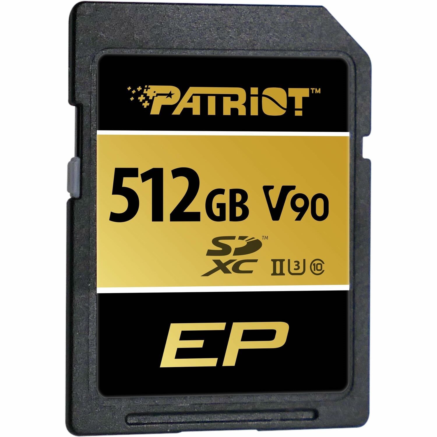 Patriot Memory 512 GB Class 10/UHS-II (U3) V90 SDXC - 1 Pack