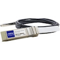 HP J9284B to Brocade (Formerly) 10G-SFPP-TWX-0501 Compatible TAA Compliant 10GBase-CU SFP+ to SFP+ Direct Attach Cable (Active Twinax, 5m)