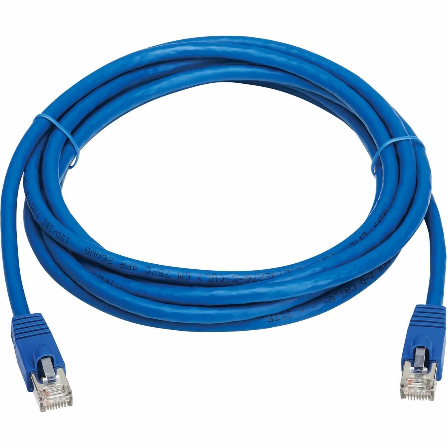 Eaton Tripp Lite Series Cat8 40G Snagless SSTP Ethernet Cable (RJ45 M/M), PoE, Blue, 10 ft. (3.1 m)