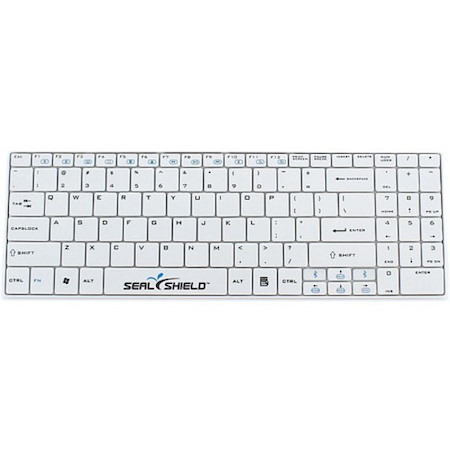 Seal Shield Cleanwipe Keyboard - Cable Connectivity - USB Interface - English (US) - White