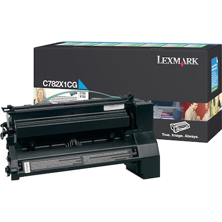 Lexmark C782X1CG Original Laser Toner Cartridge - Cyan Pack