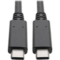 Eaton Tripp Lite Series USB-C Cable (M/M) - USB 3.2, Gen 2 (10 Gbps), 5A (100W) Rating, Thunderbolt 3 Compatible, 3 ft. (0.91 m)