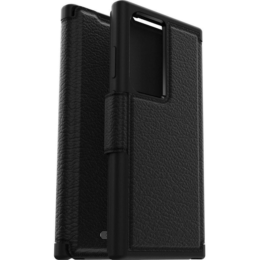 OtterBox Strada Carrying Case (Folio) Samsung Galaxy S23 Ultra Smartphone - Shadow