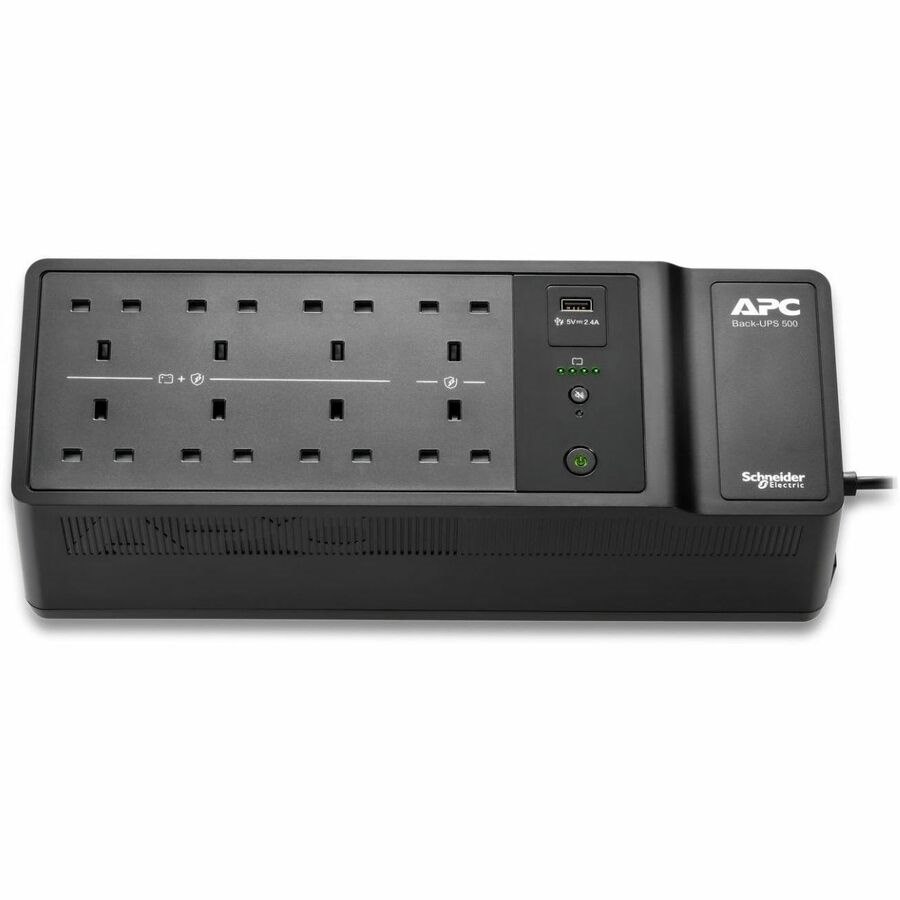 APC by Schneider Electric Back-UPS Standby UPS - 500 VA/300 W