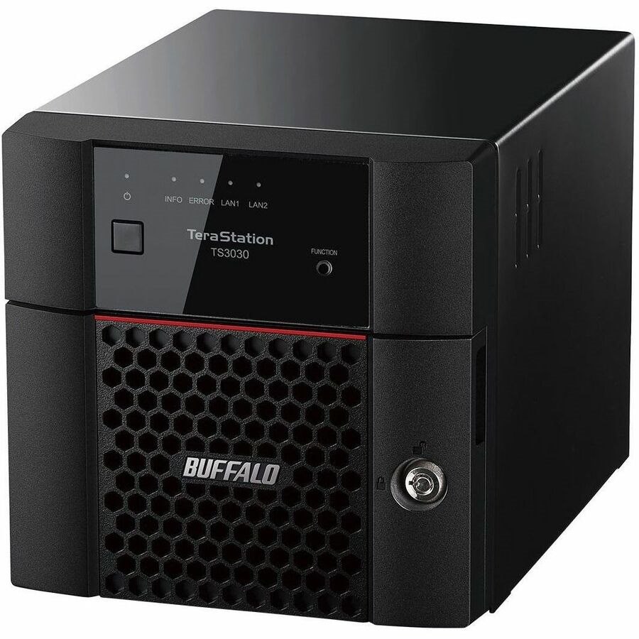 BUFFALO TeraStation 3230DN 2-Bay Desktop NAS 16TB (2x8TB) HDD Included 2.5GBE iSCSI TAA Compliant