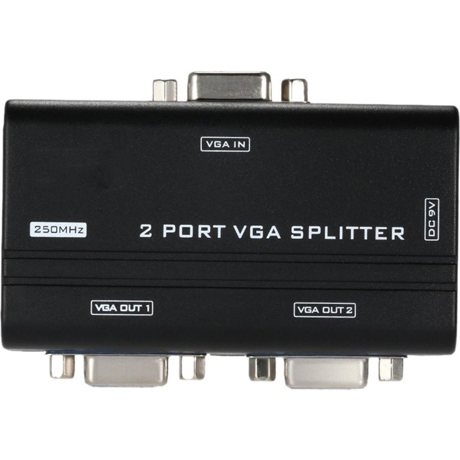 4XEM 2-Port VGA Splitter 250 MHz