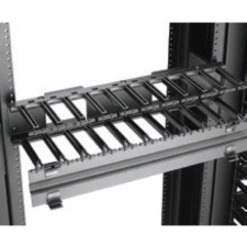 Eaton RCM+ Horizontal Cable Manager, 19" Rackmount, 1 RMU, Flat Black