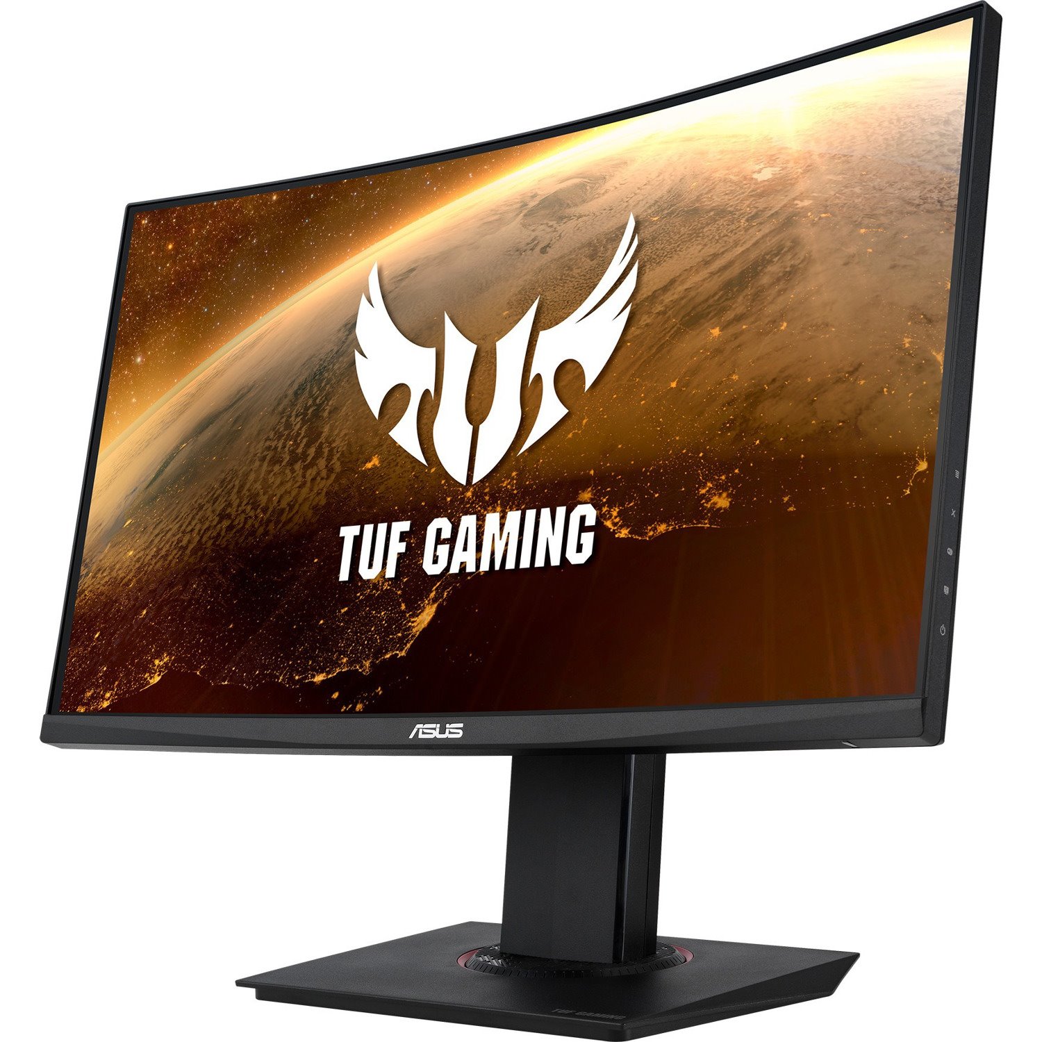 TUF VG24VQR 24" Class Full HD Curved Screen Gaming LCD Monitor - 16:9 - Black