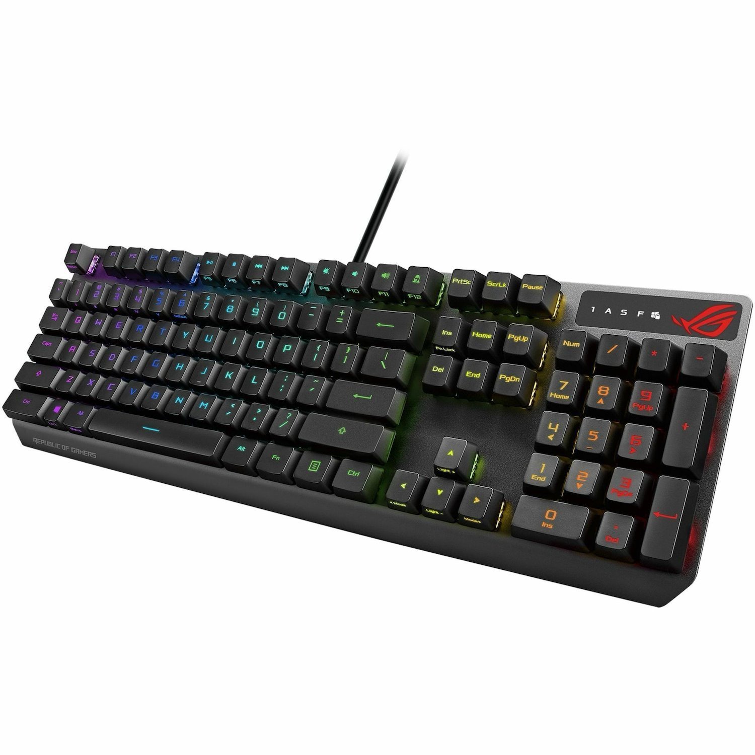 Asus Rog Strix Scope RX Gaming Keyboard, Rog RX Optical Mechanical Switches, All