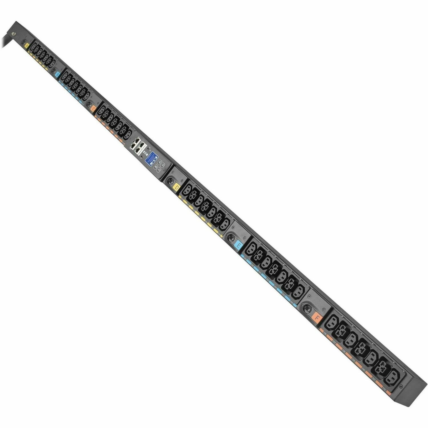 Eaton 3-Phase Managed Rack PDU G4, 208V, 42 Outlets, 48A, 17.3kW, 460P9W Input, 6 ft. Cord, 0U Vertical