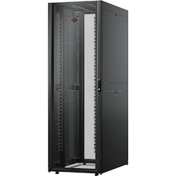 APC by Schneider Electric NetShelter SX 48U Floor Standing Rack Cabinet for Networking, Airflow System - 482.60 mm Rack Width - Black