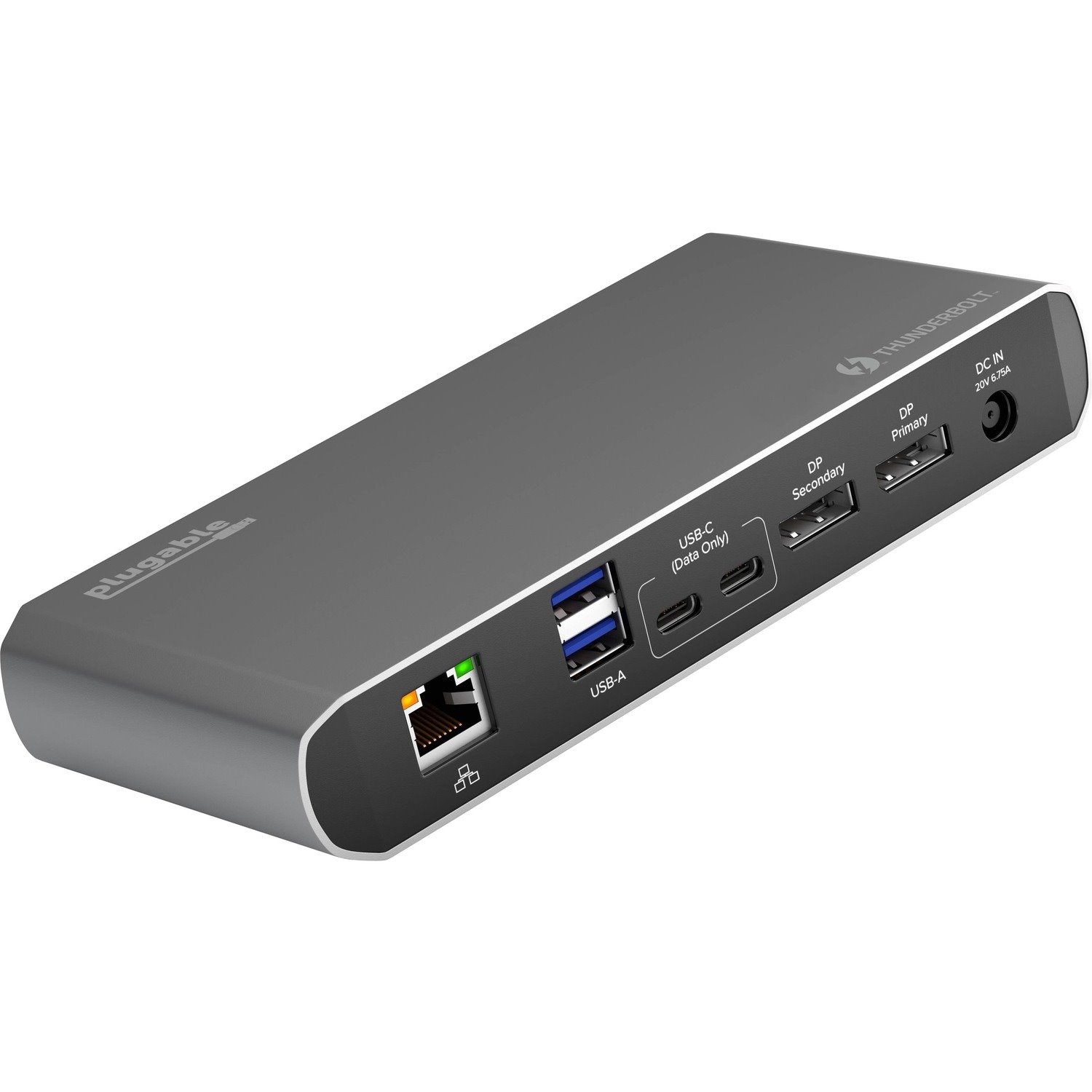 Plugable Thunderbolt 3 and USB C Dock with 60W Charging, Compatible with MacBook / MacBook Pro and Windows