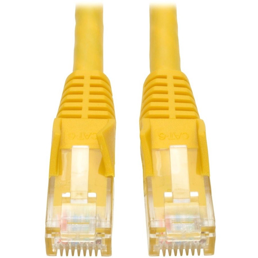 Tripp Lite 5ft Cat6 Gigabit Snagless Molded Patch Cable RJ45 M/M Yellow 5'