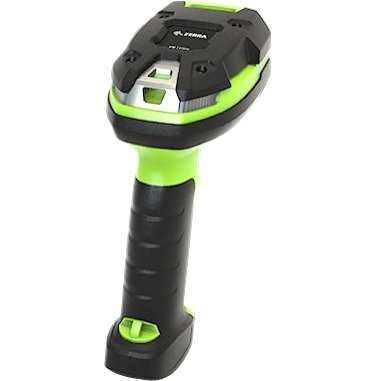Zebra LI3678-ER Handheld Barcode Scanner Kit - Wireless Connectivity - Industrial Green
