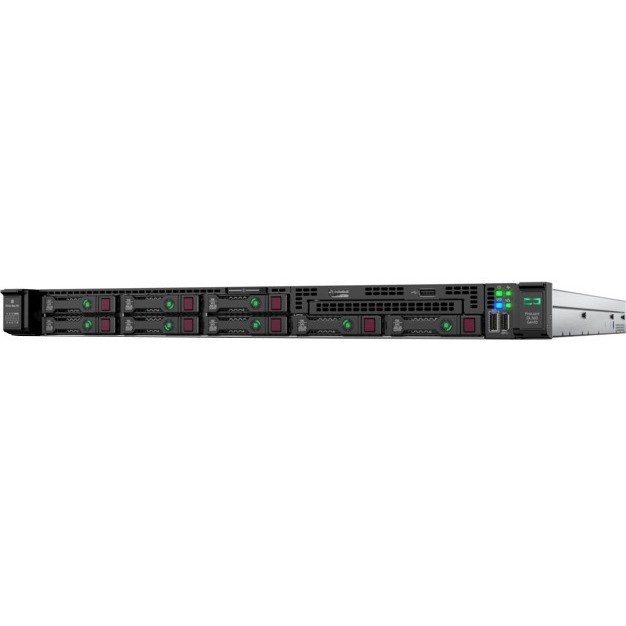 HPE ProLiant DL360 G10 1U Rack Server - 2 x Intel Xeon Gold 5118 2.30 GHz - 32 GB RAM - 12Gb/s SAS Controller - Refurbished