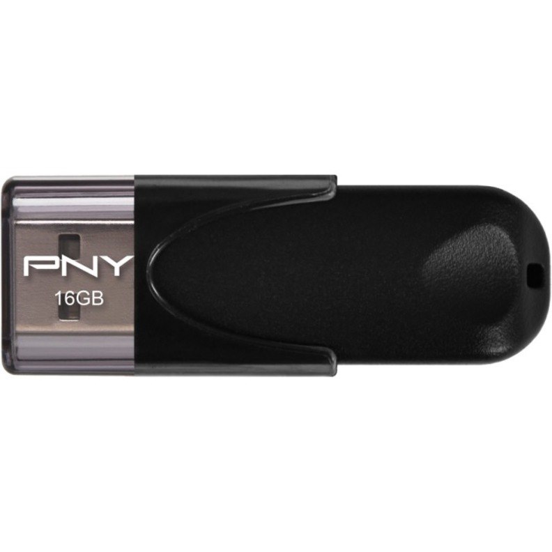 PNY Attach&eacute; 4 2.0 16 GB USB 2.0 Flash Drive - Black