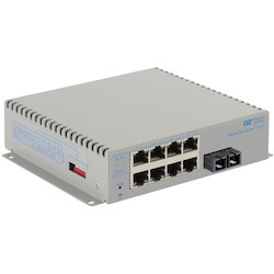 Omnitron Systems OmniConverter Unmanaged Gigabit, MM SC, RJ-45, Ethernet Fiber Switch