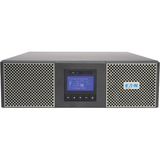 Eaton 9PX 5000VA 4500W 208V Online Double-Conversion UPS - L6-30P, 2 L6-20R, 2 L6-30R, Hardwired, Cybersecure Network Card, Extended Run, 3U Rack/Tower - Battery Backup