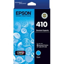Epson Claria 410 Original Standard Yield Inkjet Ink Cartridge - Cyan Pack