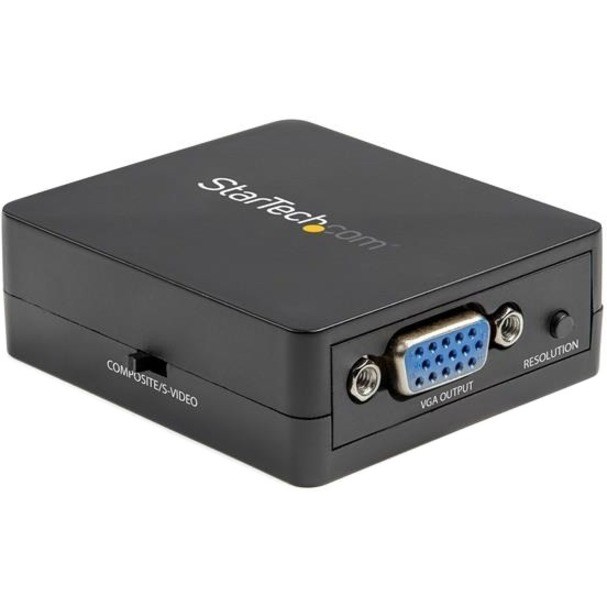 StarTech.com Composite?to VGA Video Converter?-?1920x1200?-?Composite Video Scaler - S Video to VGA Adapter (VID2VGATV3)