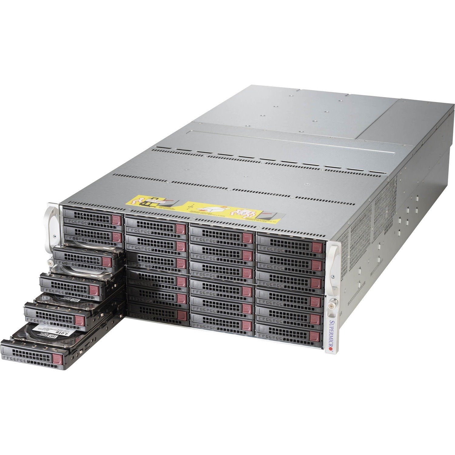 Supermicro SuperChassis 847DE2C-R2K04JBOD Drive Enclosure - 12Gb/s SAS Host Interface - 4U Rack-mountable