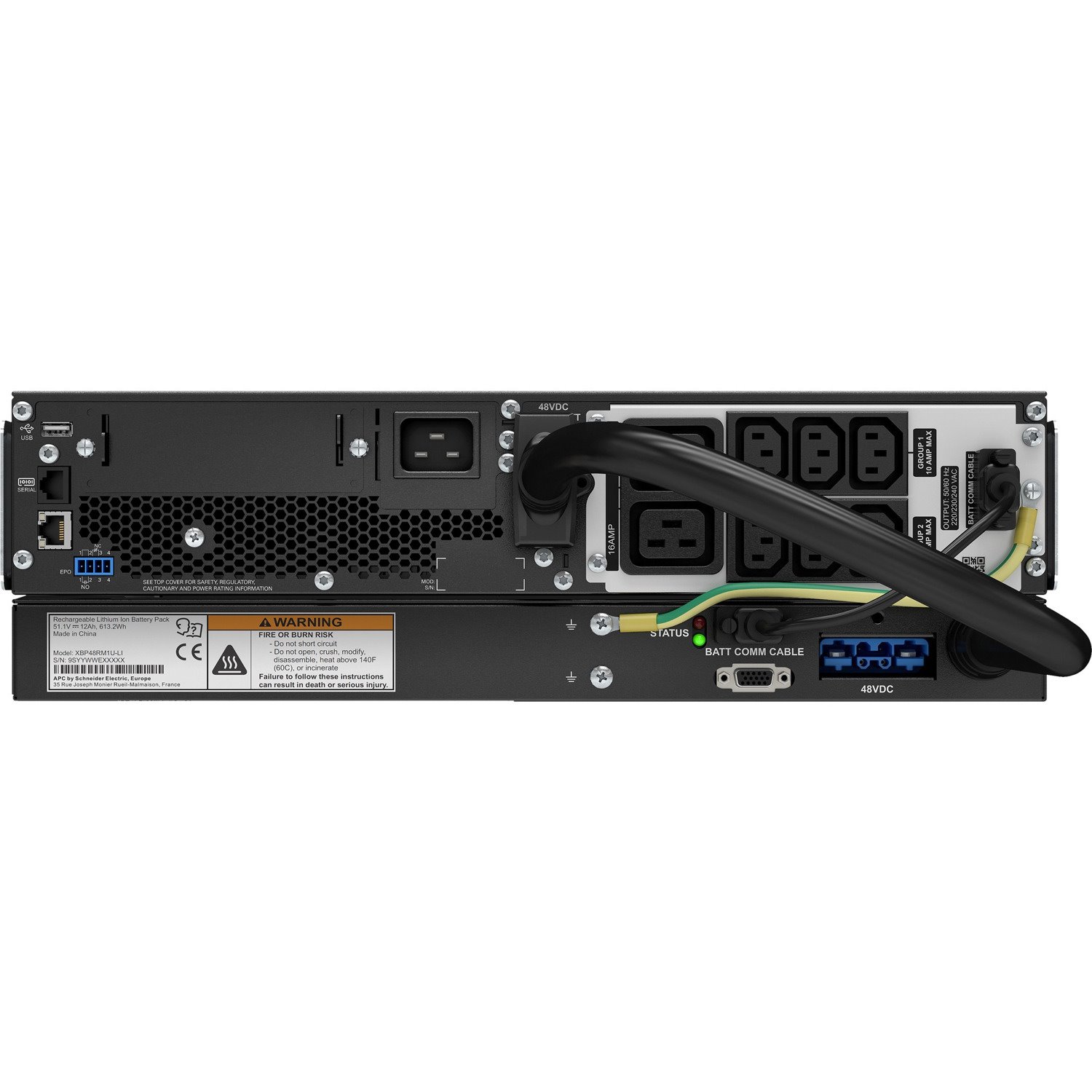 APC by Schneider Electric Smart-UPS SRT Li-Ion 2200VA RM 230V