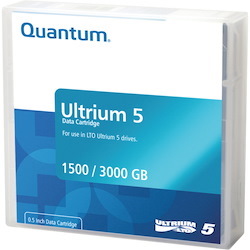Quantum Data Cartridge, LTO Ultrium 5 (LTO-5), 1.5TB Native