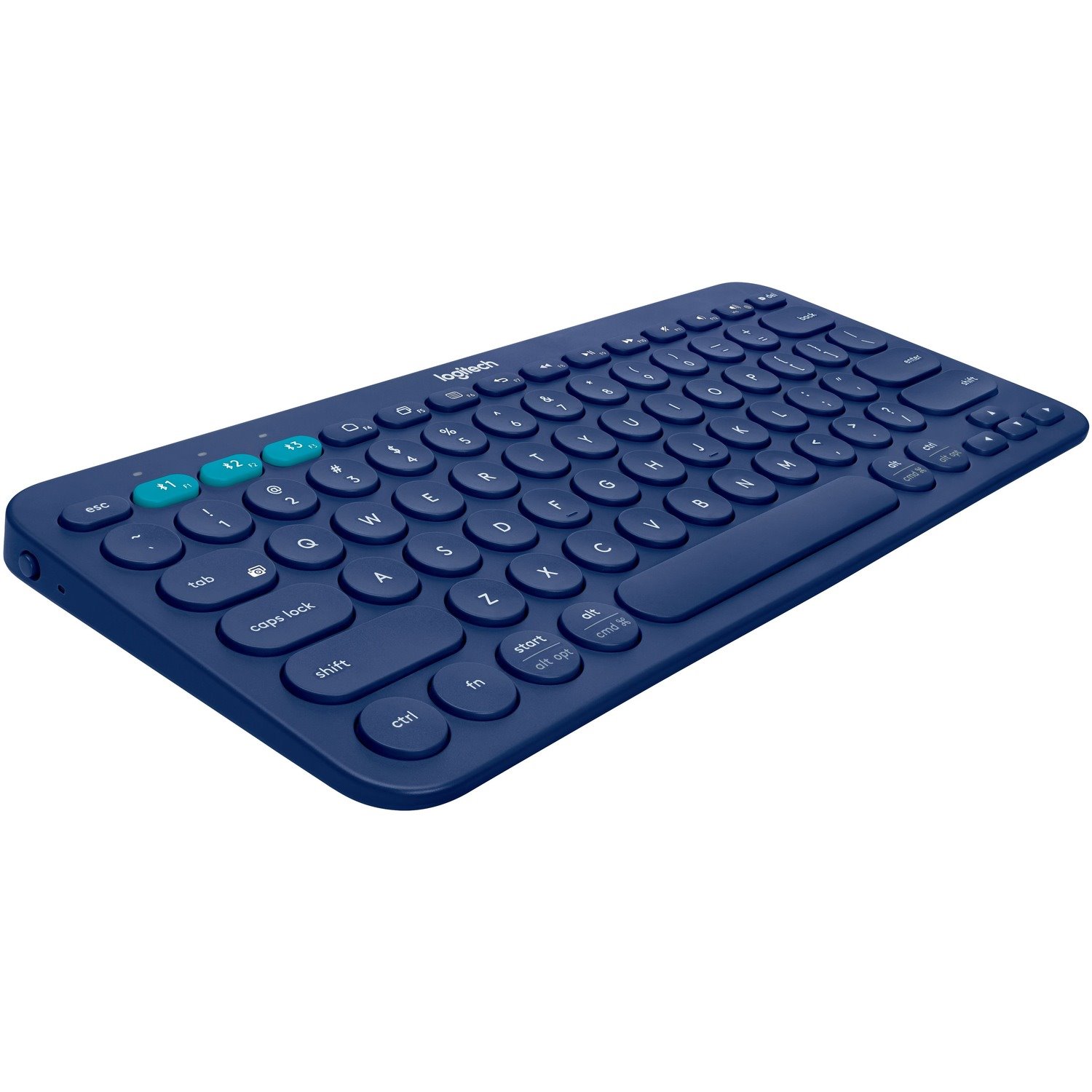 Logitech K380 Keyboard - Wireless Connectivity - QWERTY Layout - Blue